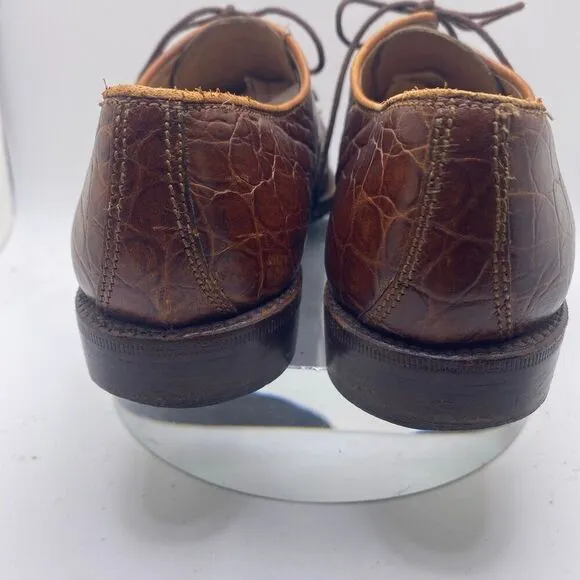 Mannina Ponte Vecchio Firenze Made InItaly Brown Leather Women's Size 7 Oxfords