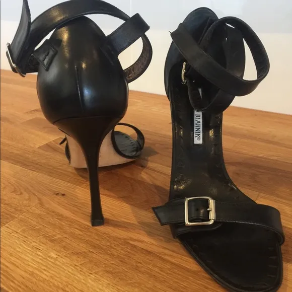Manolo Blahnik Black High Heels