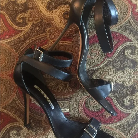Manolo Blahnik Black High Heels