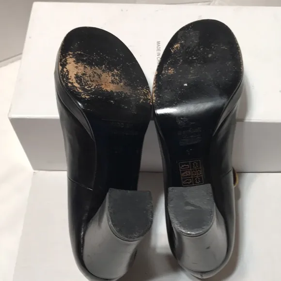 Marc by Marc Jacobs leather platform block heels. EUC