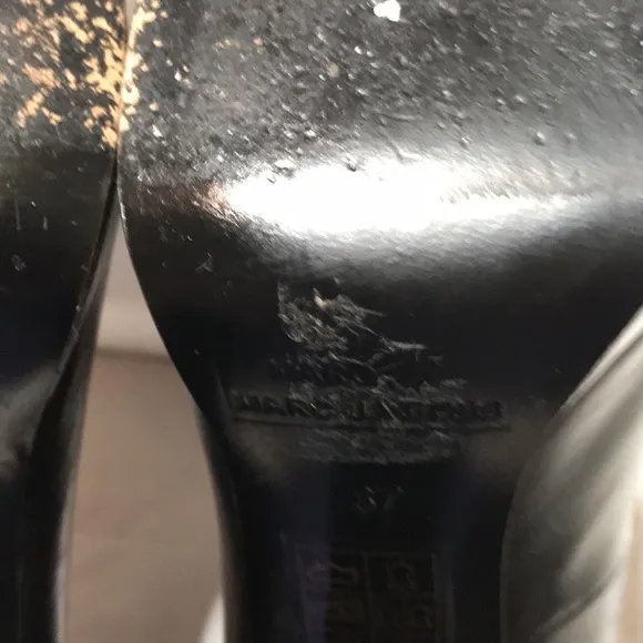 Marc by Marc Jacobs leather platform block heels. EUC
