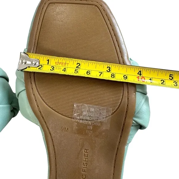 Marc Fisher Folier Padded Woven Flat Slides Size 9M