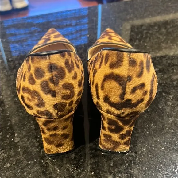 Marc Fisher Leopard Print Women's Block Heels - size 9
