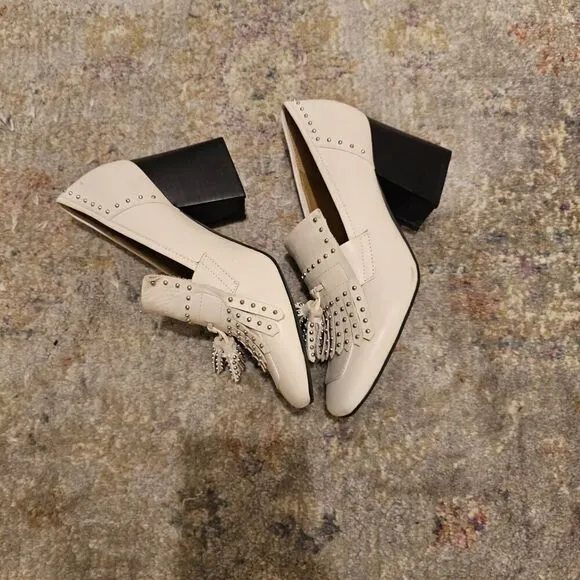Marc Fisher LTD Mellie Tassel Block Heels Size 7