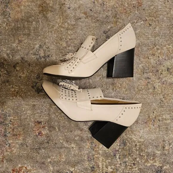 Marc Fisher LTD Mellie Tassel Block Heels Size 7