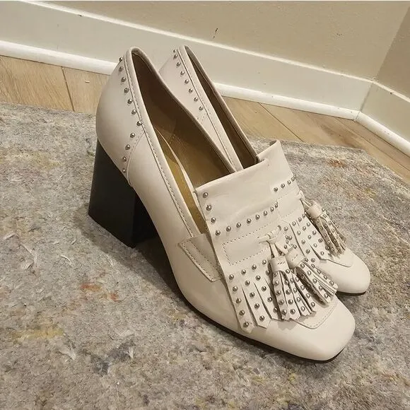 Marc Fisher LTD Mellie Tassel Block Heels Size 7