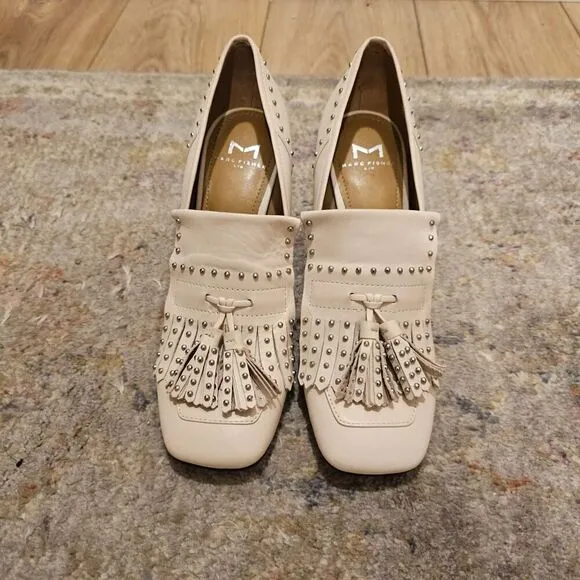 Marc Fisher LTD Mellie Tassel Block Heels Size 7