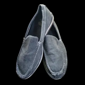 Margaritaville Mens Santa Cruz Distressed Grey Canvas Slip ons. Size 11.5 US.