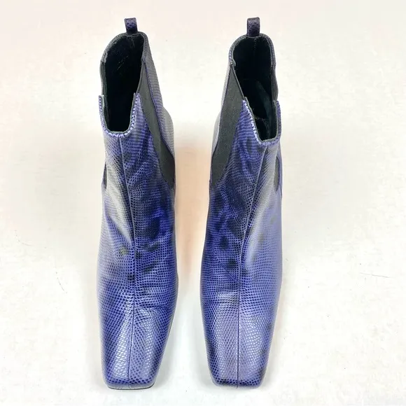 Martinez Valero Square Toe Heeled Booties
