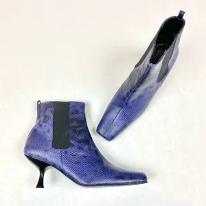Martinez Valero Square Toe Heeled Booties