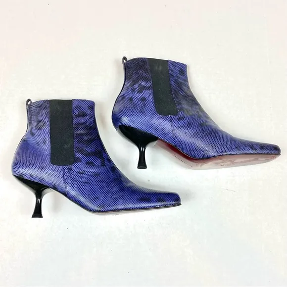 Martinez Valero Square Toe Heeled Booties