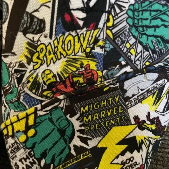 Marvel X Toms Multi Comic Pop Print Sneaker