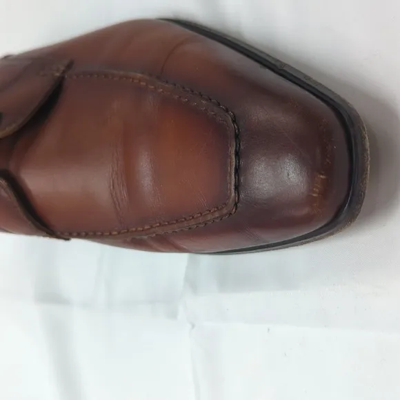 Massimo Emporio Cuero Brown Leather Mens Oxfords Size 9M