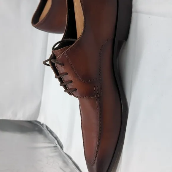 Massimo Emporio Cuero Brown Leather Mens Oxfords Size 9M