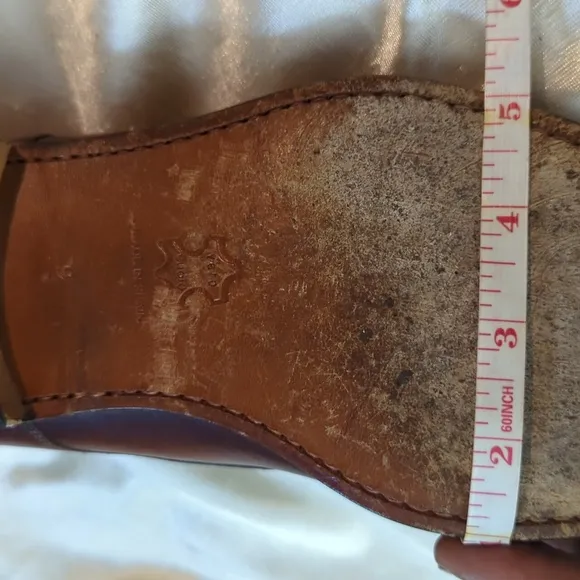 Massimo Emporio Cuero Brown Leather Mens Oxfords Size 9M