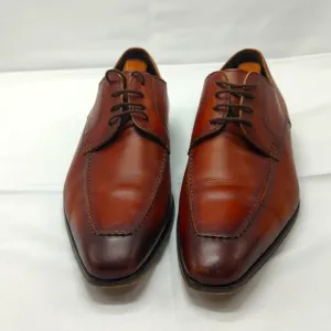Massimo Emporio Cuero Brown Leather Mens Oxfords Size 9M