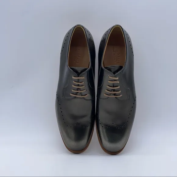 MaxMara Rich Olive Green Lace Up Oxfords.