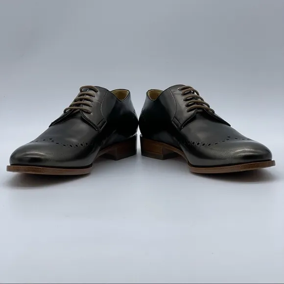 MaxMara Rich Olive Green Lace Up Oxfords.