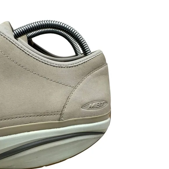 MBT Womens Walking Shoes Sneakers Rocker Bottom Comfort Taupe Size 9-9.5