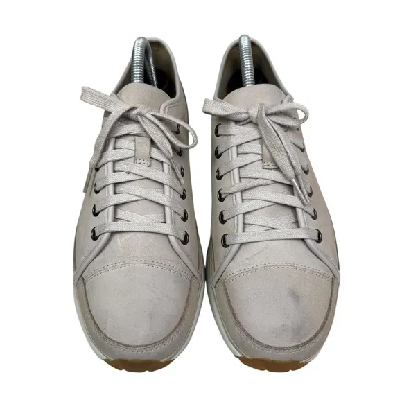 MBT Womens Walking Shoes Sneakers Rocker Bottom Comfort Taupe Size 9-9.5