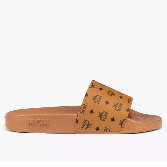 MCM Monogram Rubber Slides