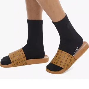 MCM Monogram Rubber Slides