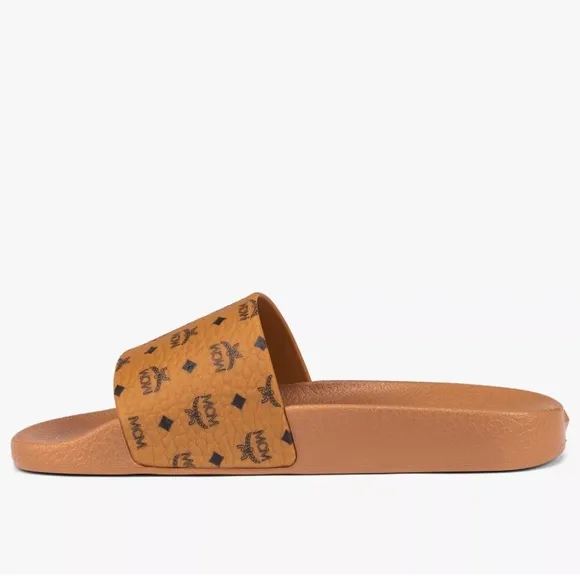 MCM Monogram Rubber Slides