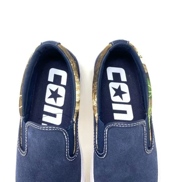 💖MEGA SALE💖CONVERSE Women's ONE STAR CC SLIP Obsidian Blue Canvas 168666C
