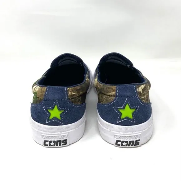 💖MEGA SALE💖CONVERSE Women's ONE STAR CC SLIP Obsidian Blue Canvas 168666C