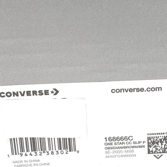 💖MEGA SALE💖CONVERSE Women's ONE STAR CC SLIP Obsidian Blue Canvas 168666C
