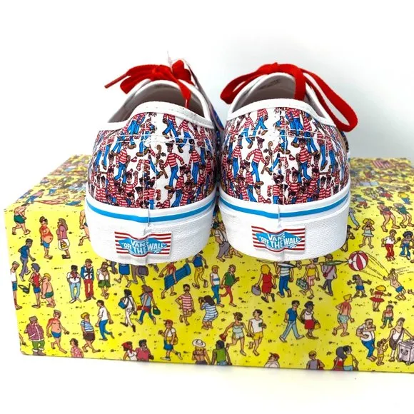 💖MEGA SALE💖VANS Authentic Where_s WALDO Multi Canvas Women's VN0A348A3RZ