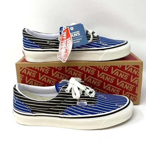 💖MEGA SALE💖VANS Era 95 Dx Canvas Black Blue Sneakers Skate Women's VN0A2RR11VA