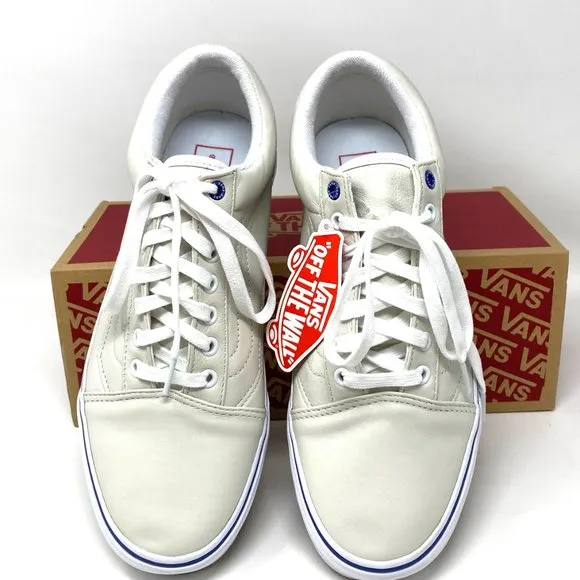 💖MEGA SALE💖VANS Old Skool Butter Leather White Shoes Women's VN0A4U3B2NU