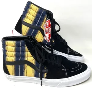 💖MEGA SALE💖VANS SK8-HI Denim  Womens Stripes s Black  Canvas  VN0A4BV6TRM