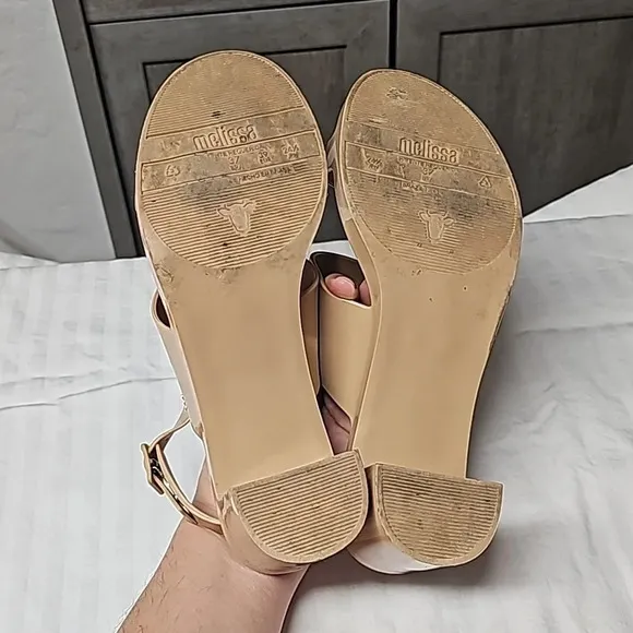 Melissa nude block heels