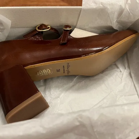 Mellow Yellow Irving block heels - NEW IN BOX/NEVER WORN - French size 38/US 7.5