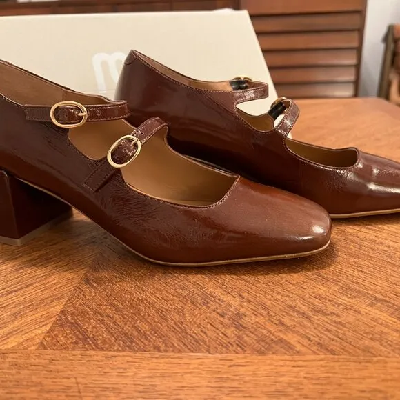 Mellow Yellow Irving block heels - NEW IN BOX/NEVER WORN - French size 38/US 7.5