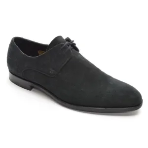 Men Barker Black Wallace Made in England Black Nubuck Oxfords 7.5