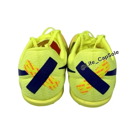 Men's 9.5 Nike Rival XC 6 Cross-Country Spikes Volt/Total Orange DX7999-701 NEW