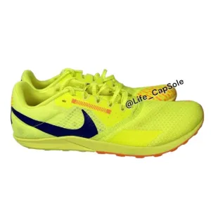 Men's 9.5 Nike Rival XC 6 Cross-Country Spikes Volt/Total Orange DX7999-701 NEW