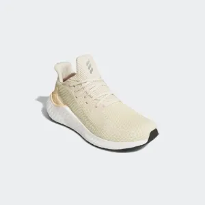 MEN'S adidas AlphaBoost Running Shoes Ecru Tint Glow Orange G28565