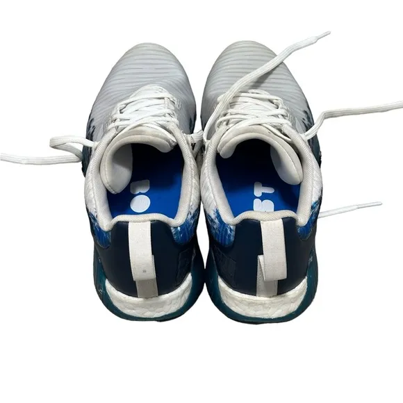 Men’s Adidas Golf 7 CODECHAOS Gray Blue Shoes Spikeless Lightweight Waterproof