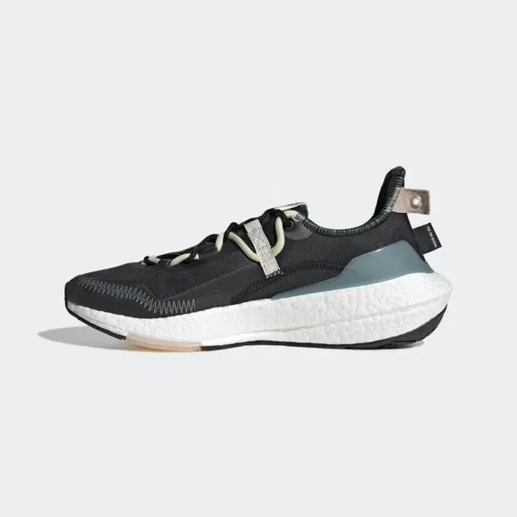 MEN'S Adidas UltraBoost 21 x Parley Carbon Sandy Beige GX1244 Size 7