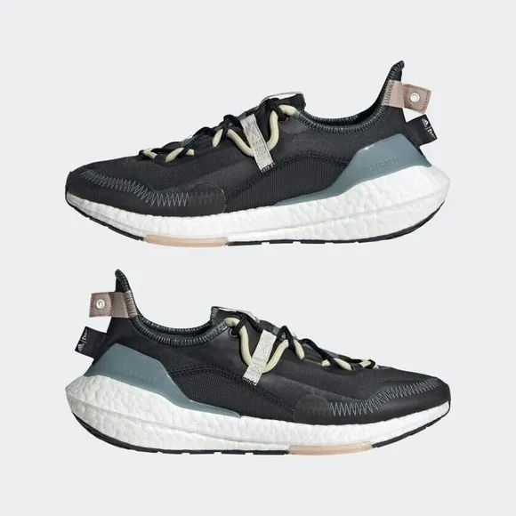 MEN'S Adidas UltraBoost 21 x Parley Carbon Sandy Beige GX1244 Size 7