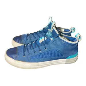 Mens Converse CTAS Navy Blue Ultra Lightweight Mid Top Sneakers Shoes Size 10