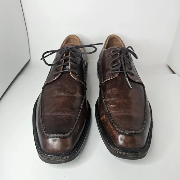 Men's Ecco Brown leather Oxfords size 44