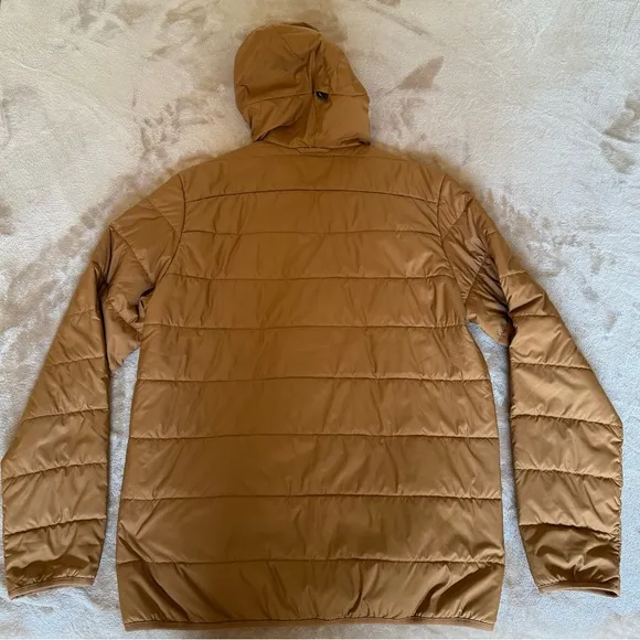 Men's Keb Padded Hoodie in Large/Chestnut