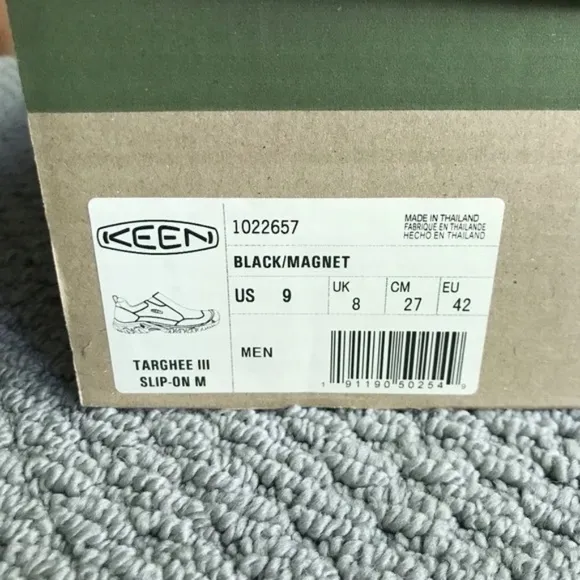Men’s Keen Targhee III Slip-On M In Black/Magnet
