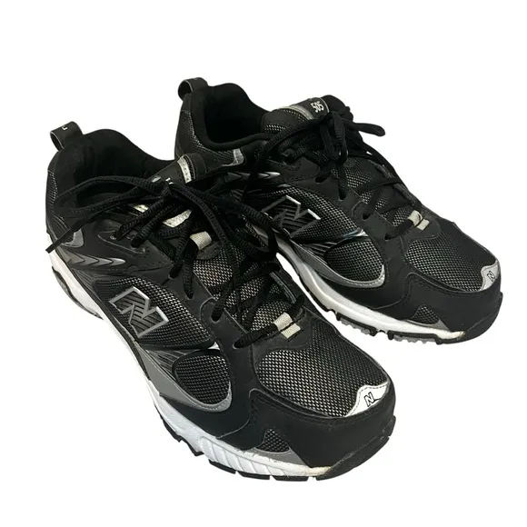 Men's New Balance 505 Black and Gray Athletic Shoes Size 10 1/2