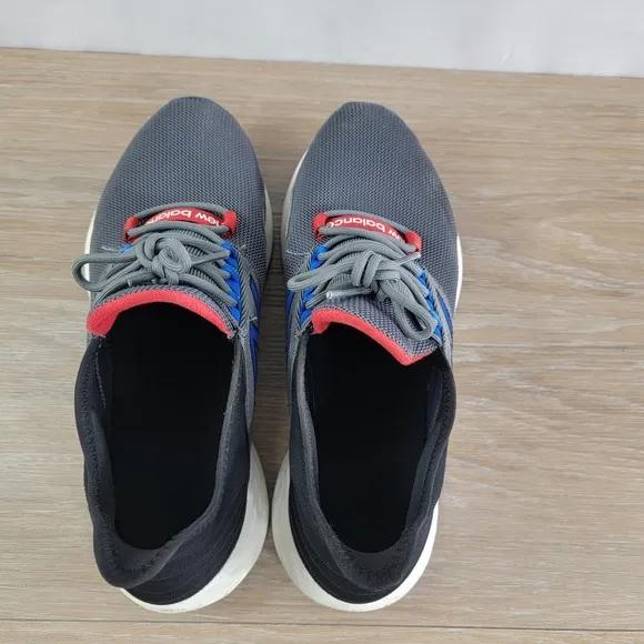 Mens New Balance Fresh Foam Running Shoes Athletic Lightweight Gray Blue Size 9